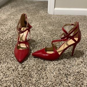 Red Michael Kors Heels